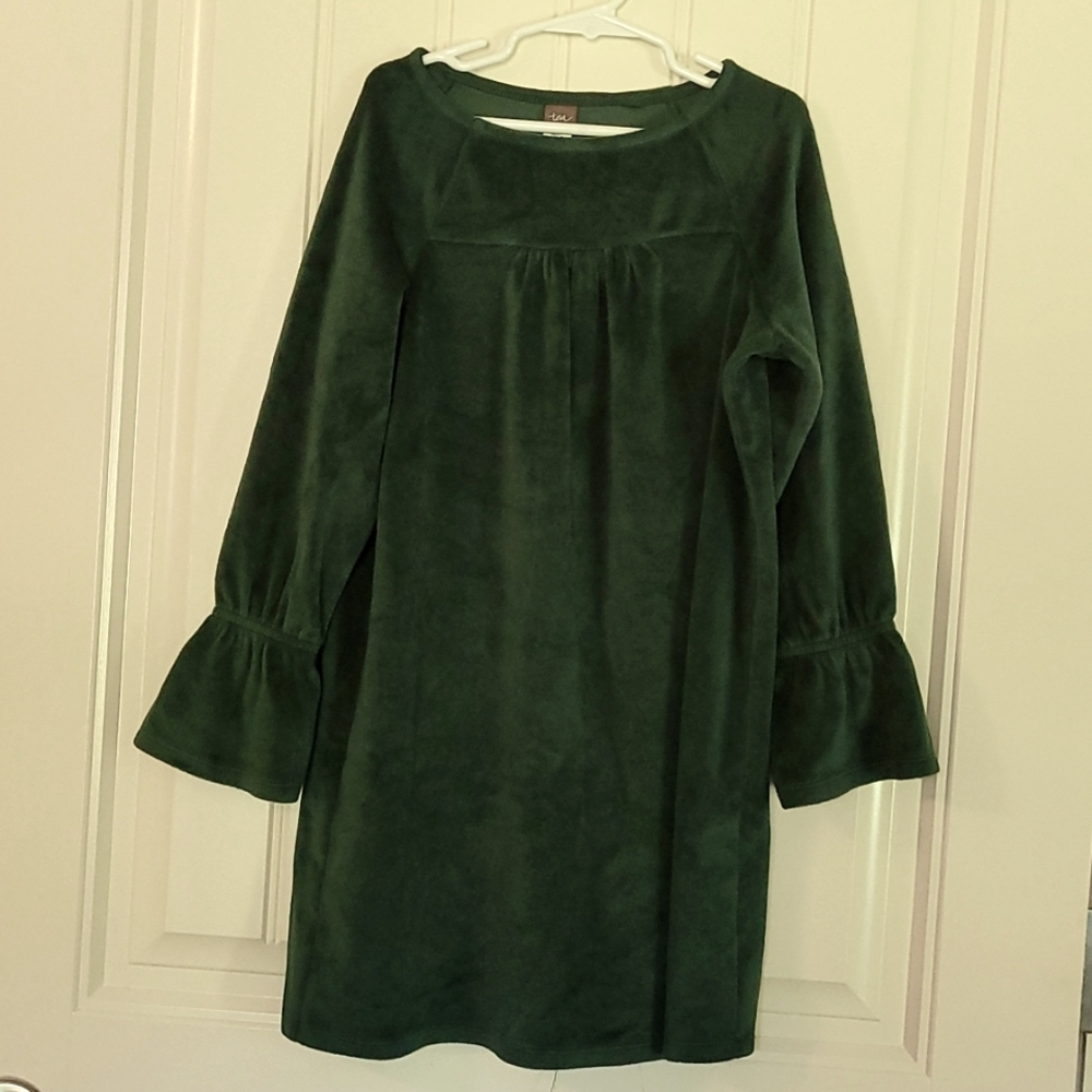 Tea collection velour dress size 7